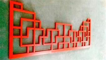 仿古木紋鋁窗花多少錢一平方？